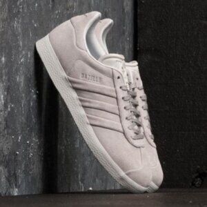 * Adidas Originals Gazelle Stitch and Turn Grey Suede Sneakers Size 6.5